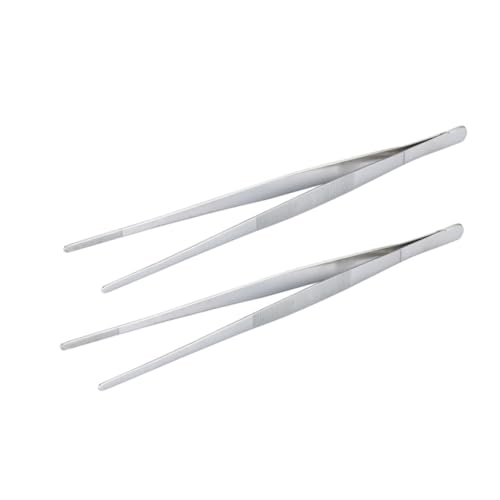 Zerodeko 2pcs Food Clips Stainless Steel Food Clamps Steak Clamp Small Kitchen Gadget