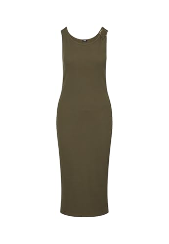 Liu Jo Mujer Vestido Algodón VA6129J4822, verde claro, XS