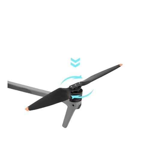 Vol silencieux avec les hélices 8747F pour Drone 3 et Air 3S, 4 paires pliables anti-bruit or