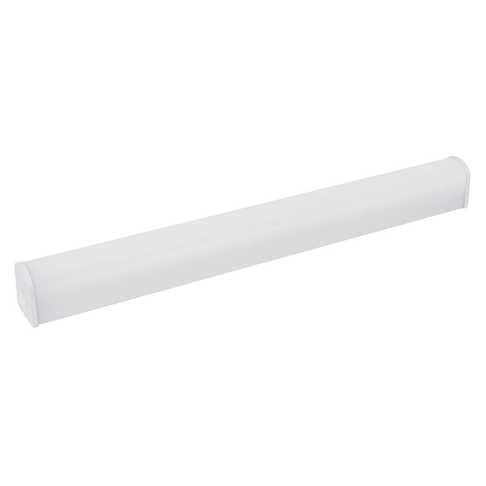 Gefom REGLETTE ETANCHE IP44 LED INTEGREE 60 CM, CORPS ALUMINIUM, FINITION PC, AVEC INTER, 10W, 950 LUMENS,