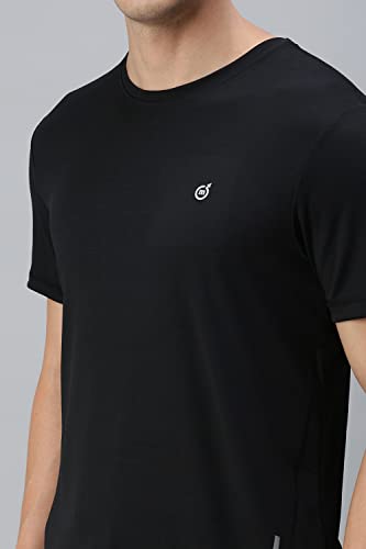 Image of Macroman M-Series Active Tee for Men in Ultra-Light Polyester Mesh, Sweat-Wicking & UV-Protected Full Sleeve T-Shirt for Performance & Style