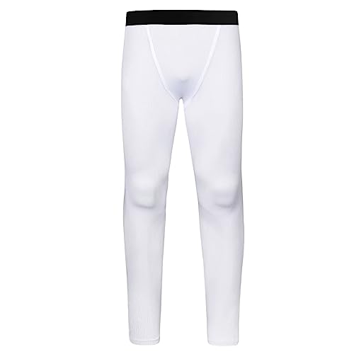 Youth Boys Compression Leggings Pants Sports Tights Athletic Base Layer for Running Hockey Basketball