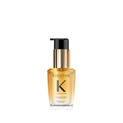 KÉRASTASE Elixir Ultime - L'Huile Originale - Huile Capillaire Nourrissante Multi-Usage - Soin Thermo-Protecteur Sans Rinçage - Huiles de Camélia, Marula &...