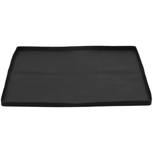 Alfombrilla para mini refrigerador de silicona resistente con diseño de borde elevado 2
