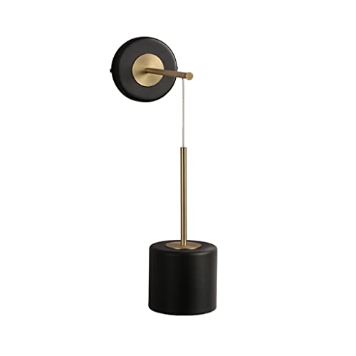 Lámparas de pared colgantes de diseño lujoso en negro y dorado RAGGZZ de alta gama