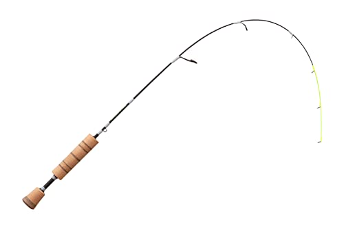 13 FISHING - Wicked Pro Ice Rod - 32' MH (Medium Heavy) - Composite Blank - Split Grip Handle - PS-32MH, Black