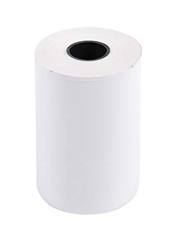 Exacompta - Réf. 40339E - Carton de 30 bobines pour tickets de carte bancaire - largeur 57 mm x diamètre 40 mm - 1 pli thermique 55g/m² - Métrage (+ ou - 2 m) : 18 m - Blanc