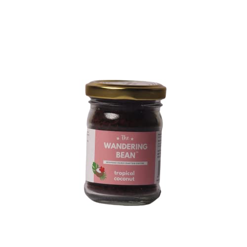 Image of The Wandering Bean Instant Coffee Powder with Tropical Coconut 40g (Pack of 1) Gift Festive, Best Gift Hamper