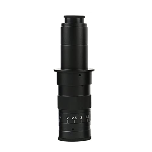 顕微鏡キット 3.7mp 3700W工業用顕微鏡カメラ30mm / 30.5mリング 顕微鏡レンズアダプター(180X Lens)