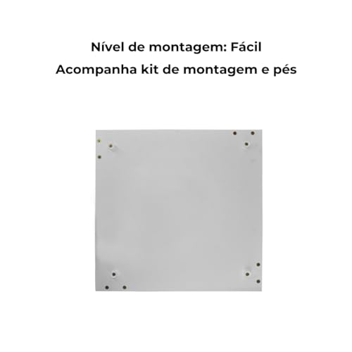 Mesa De Centro Sala Decorativa Apoio Lateral Mdf Mesinha Auxiliar Móveis Decoração (Branco)