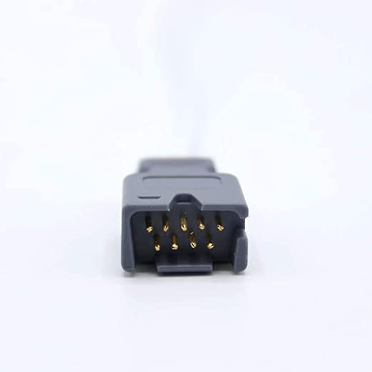 Compatible con sensor Masimo Spo2 2328 LNCS INF Infantil 1 m, conector de 9 pines, paquete de 12