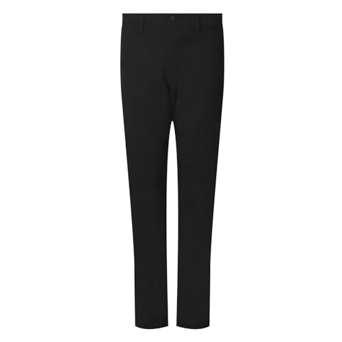 Image of BASICS Premium Cotton Stretch Formal Trousers for Men | Office Pants