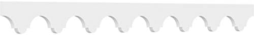 Ekena Millwork RUNP04X0625X48MLT Malta Architectural Grade PVC Running Trim, 4"H, White