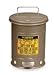 Oily Waste Can, 14 Gal, Steel, Silver