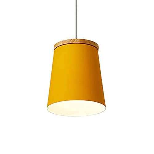 Luminaire de cuisine semi-encastré en bois et fer suspendu LED