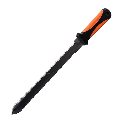ToolSpace Dämmstoffmesser Dämmmesser 41,5 cm lang Geeignet für Dämmwolle Styropor Schaumstoff Glaswolle Dämmwolle Messer mit Bequemer Griff Dämmungsmesser Isoliermesser Dämmstoffsäge Dämmung Schneiden