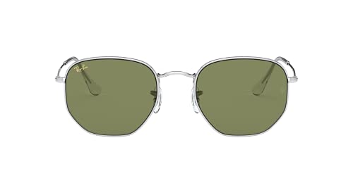 Image of Ray-Ban UV Protected Wrap-Around Unisex Sunglasses - (0RB354891984E48|47|Green Color Lens)