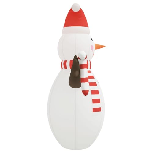 Bonhomme de neige gonflable Noël 630 cm en tissu Oxford résistant à gonflage rapide - 4