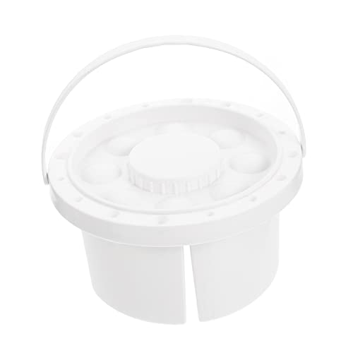 KONTONTY Plastic Painting Buckets Multi-functional Paint Brush Washer for Artists and Beginners