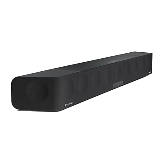 SENNHEISER AMBEO Soundbar Max - Soundbar for TV with 13 Speakers - 5.1.4 Sound Experience with Dolby Atmos & DTS:X, Home Theater Audio with deep 30Hz Bass without extra Subwoofer
