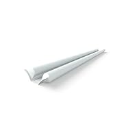 Veda Porta Rolinho em Couro Sintético – Isolamento Térmico, Acústico, Protege Contra Insetos e Luz – Branco 70cm - Comfort Door