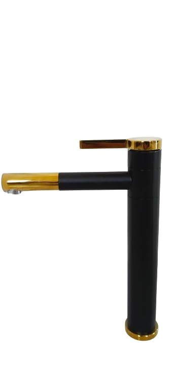 GK Black MATT & Gold Faucet/Brass Faucet/HOT&Cold Mixer/Black Faucet/Gold Faucet/WASH Basin TAPS/Colour Faucet/Imported Faucet