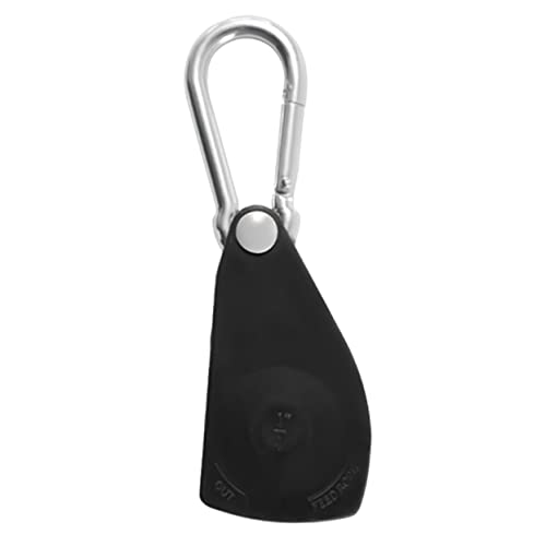 balacoo Camping Pulley Regulator Tent Rope Regulator Metal Pulley Hook for Efficient Vibration Reducti