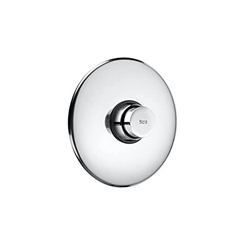 Roca Instant - Grifo de paso recto temporizado empotrable para urinario con rosetón...