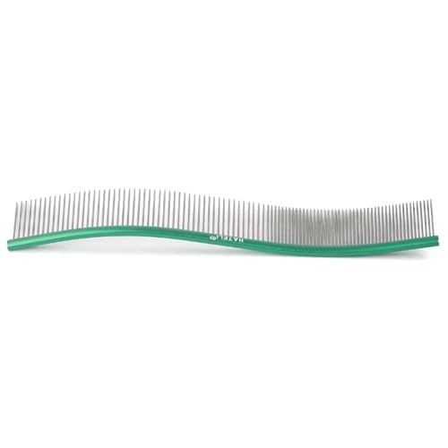 Pet Deshedding Comb For Dogs Cats Easy Use Stainless Steel Hair Comb For Pet Shedding Hair Curved Comb For Pet Grooming