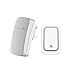 MaximalPower Wireless Doorbell No Battery Required Waterproof Self-Powered Door Bell Sets Home Outdoor Kinetic Ring Chime Doorbell Protection - Door Bell QX001 WT (1 Pack)