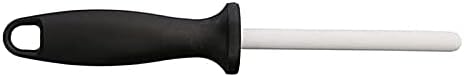 5-Inch Ceramic Sharpening Rod Lightweight Knife Sharpener Honing Rod Diamond Bar