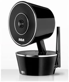 RCA Sistema de seguridad para el hogar con cámara de video WiFi con detección de movimiento, conversación de 2 vías y visión nocturna. Funciona con