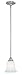Vaxcel P0054 Concord 1 Light Mini Pendant, Satin Nickel Finish