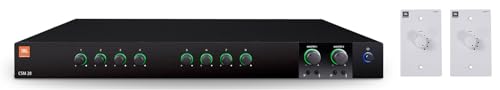 Audiosavings Bundle: (1) JBL CSM 28 Commercial Mixer/Preamp 8 Input/2 Output 4 Restaurant/Bar/Cafe Bundle with (2) JBL CSR-V White Wall Volume Controller (3 Items)