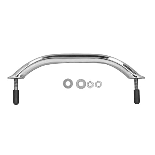 1 Uds. Asa de Agarre para Barco, Asa de Agarre para Barco, Barandilla de Agarre Pulida, Acero Inoxidable Resistente a la Corrosión, Mango Marino de Acero Inoxidable Resistente, Mango Ovalado(9in)