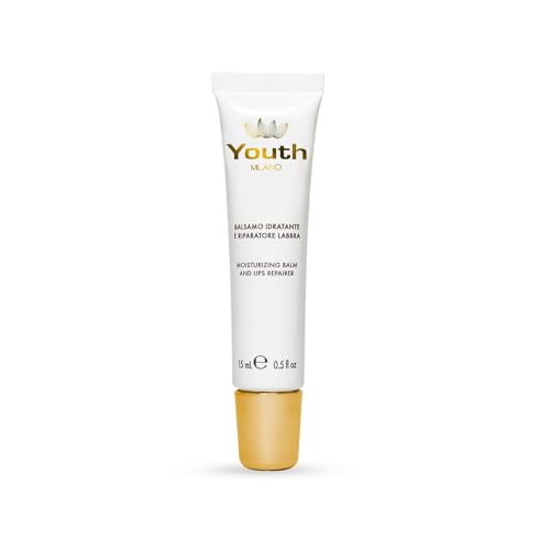 Youth Milano - Balsamo Labbra Riparatore e Idratante con Arnica e Vitamina E | Azione Lenitiva, Antirughe, Antiossidante, Effetto Gloss ai Frutti Rossi