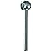 Dremel 114 Rotary Tool Accessory Carving Bit- Perfect for Wood, Plastic, and Soft Metals, 5/16", Gray