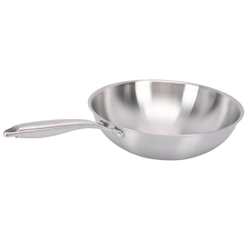 Wok de acero inoxidable Brrnoo 34 cm miniatura 4