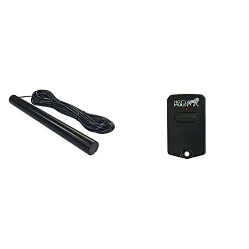 100 Ft. Driveway Vehicle Sensor (Fm140) For Mighty Mule Automatic Gate Opener, Black & Single Button Gate Opener Remote (Fm135), Black #TOP7