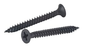 #8 x 3 Phillips Bugle Head Drywall Screws, Steel, 2000 Pack