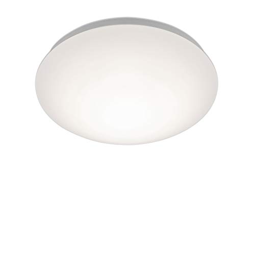 BRILONER - LED Deckenlampe mit warmweißer Lichtfarbe, 12 Watt, 1200 Lumen, LED Lampe, Deckenleuchte, Wohnzimmerlampe, Schlafzimmerlampe, Küchenlampe, Deckenbeleuchtung, 28x6,5 cm, Weiß