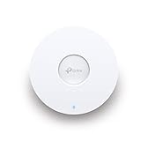 TP-Link Omada EAP610 Point d'accès WiFi 6 AX1800 planfonier, 1 Port Ethernet Gigabit Support PoE+, Itinérance Transparente, Omada Mesh