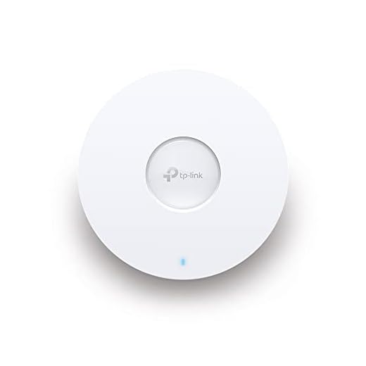 TP-Link EAP610 AX1800 Gigabit Dualband WiFi 6 WLAN Access point (Dualband 1775Mbit/s, Omada SDN, zentrales Management, 1 Gigabit Port, nahtloses WLAN-Roaming, PoE/DC angetriebene) weiß