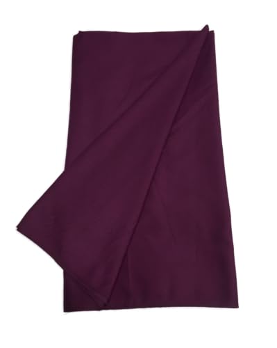 Image of BKRKJ Women's Lizibizi Cotton Unstitched Dress Material Plain Fabric by Meter for Sewing Suit,Salwar,Blouse,Shirt,Kurta,Pyjama,Pathani,Kameez,Chudidar,Patiyala (Wine 17, 1 Meter)