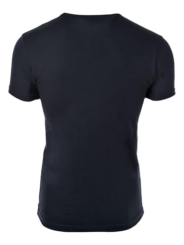 Emporio Armani Underwear 2-Pack T-Shirt Crew Neck Logo Camiseta, Marine/Marine, XL Hombres