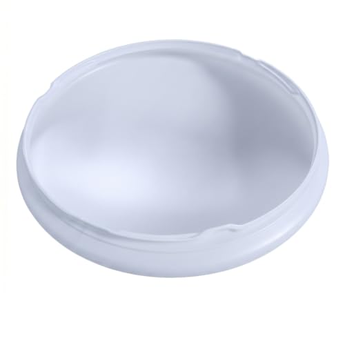 Ceiling Light Covers, 9 Inch Unbreakable Acrylic Ceiling Light Shade, Twist-On Globe Replacement for Home Fixtures, White