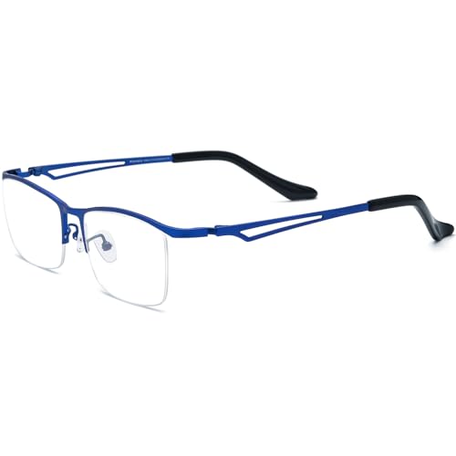 Image of FONEX Pure Titanium Glasses Frame Men Square Eyeglasses Optical Eyewear F85775