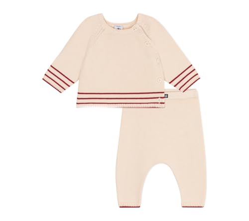Petit Bateau A0CEY Juego de 2 Piezas, Avalanche/Corrida, 0-3 mois para Bebés