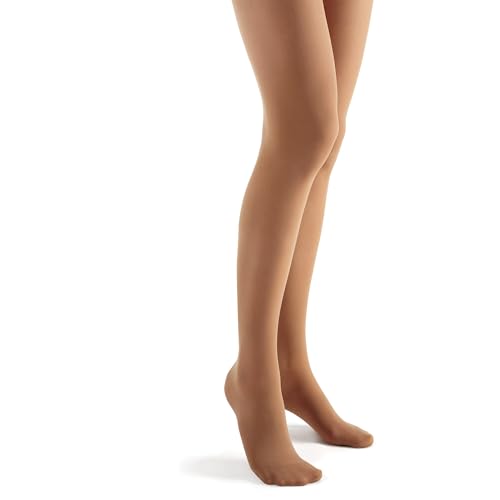 FUTURO Ultra Sheer Pantyhose for Women, Medium Size, Mild Compression (8-15 mm/Hg), Improves Circulation to Minimize Swelling, Relieves Tired & Achy Legs, Reinforced Toe & Heel (71017FCNEN)