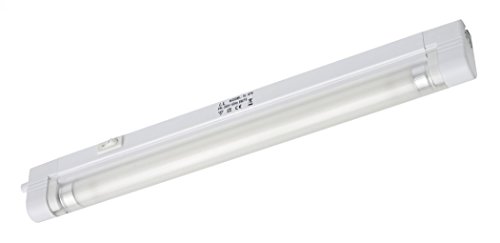 Leyton Lighting 6W T5 Slimline Under Cabinet Fluorescent Fitting with Diffuser, Length 267mm